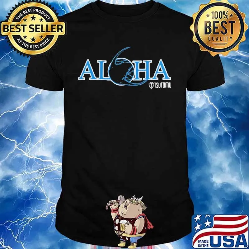Official aloha tsutomu logo shirt