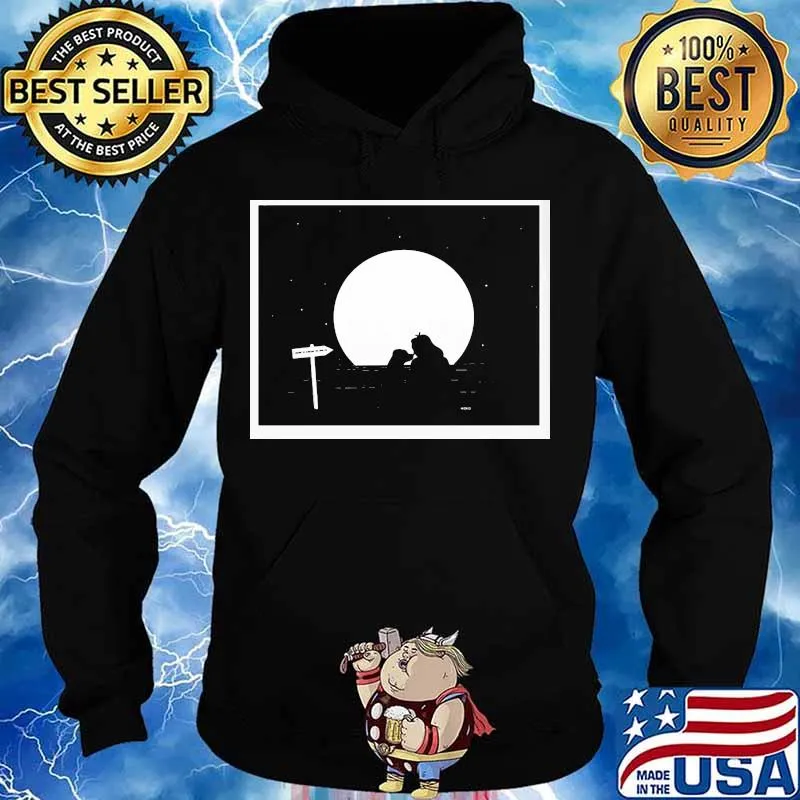 Official aro moon dog woman halloween s Hoodie