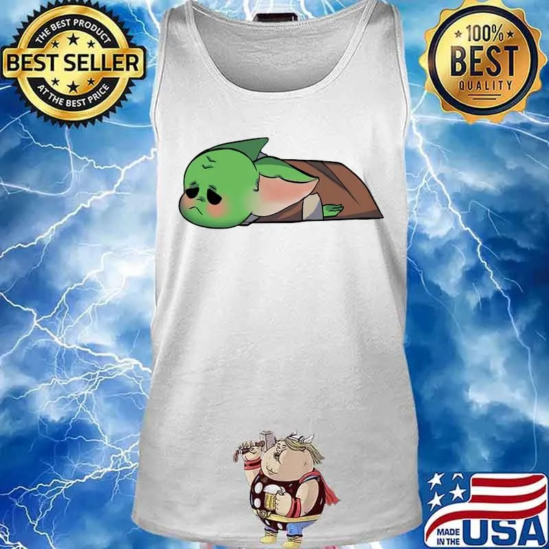 Official baby cartoon tired art s Tank top
