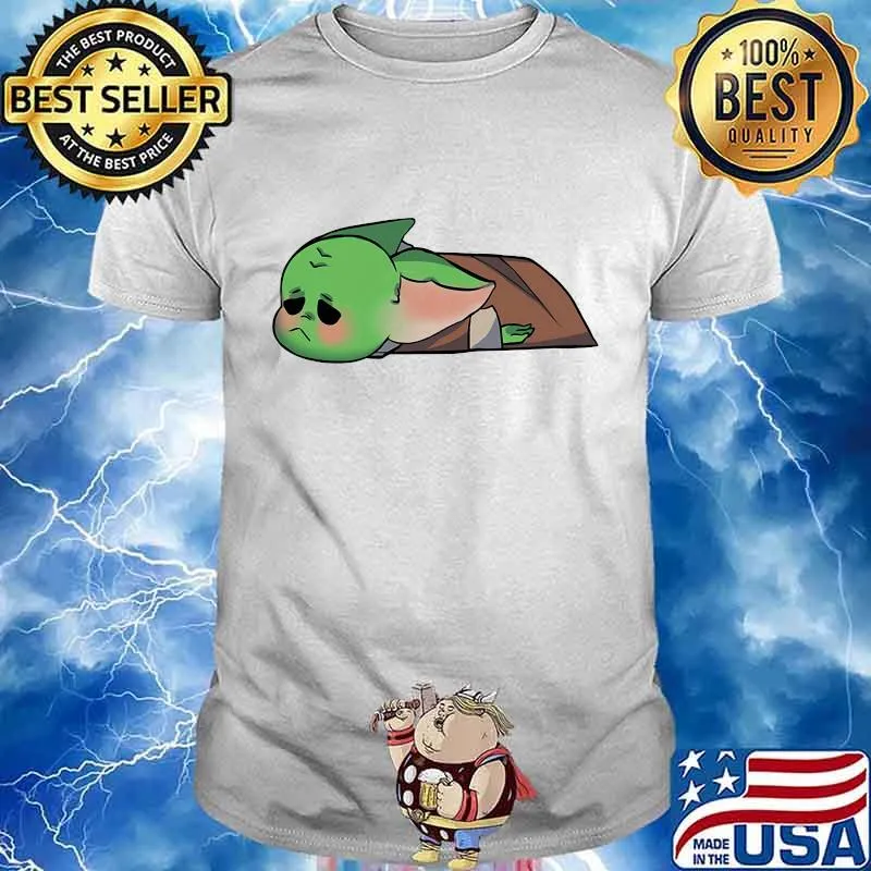 Official baby cartoon tired art shirt