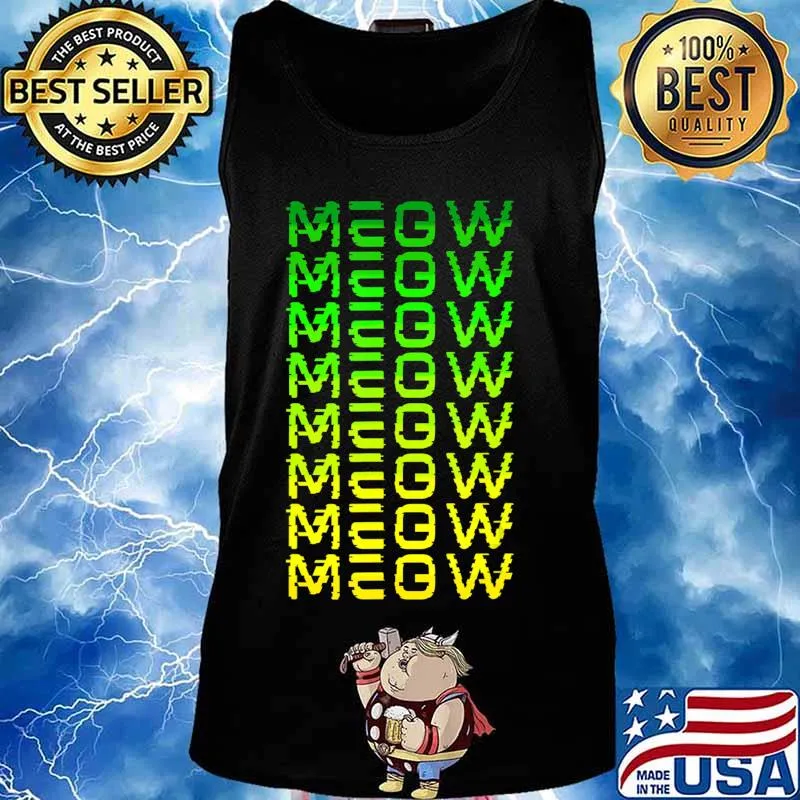 Official Cat meow Sounds T-Shirt Tank top
