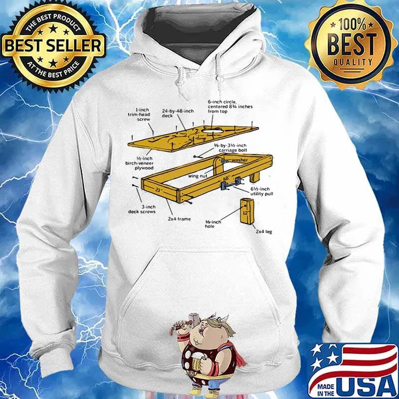Official cornhole board designs s Hoodie