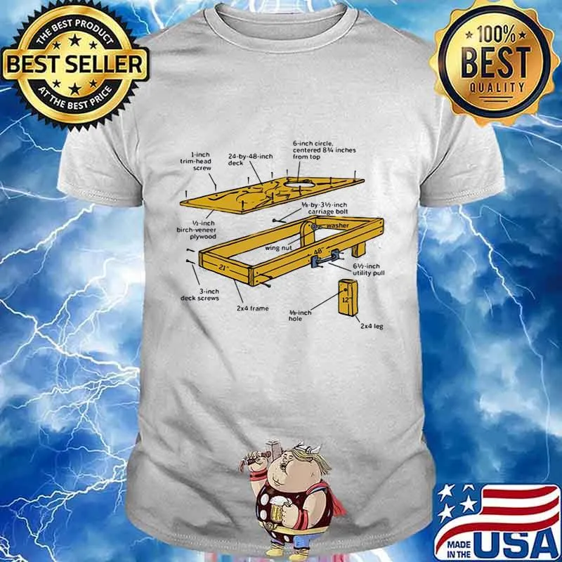 Official cornhole board designs shirt