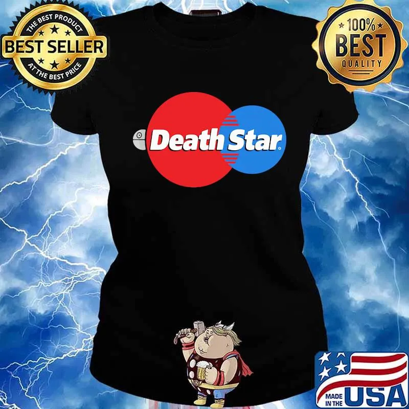 Official death star vintage s Ladies tee