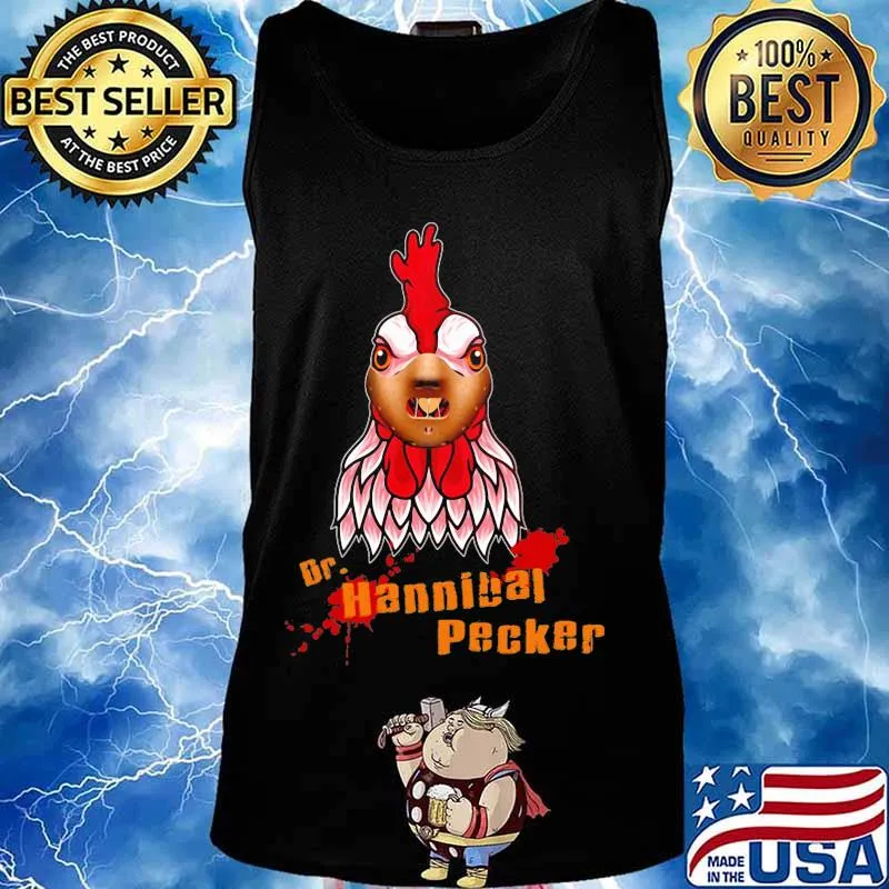 Official dr. Hannibal pecker rooster s Tank top