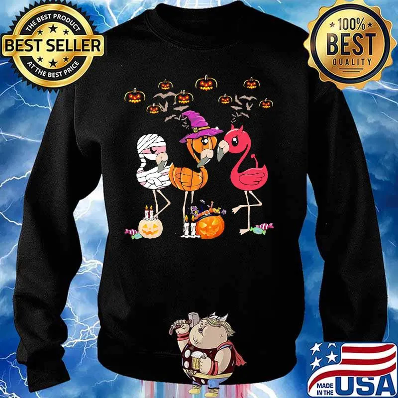 Official Flamingo Halloween s Sweater
