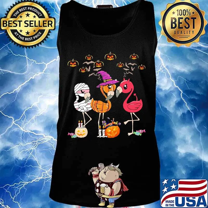 Official Flamingo Halloween s Tank top