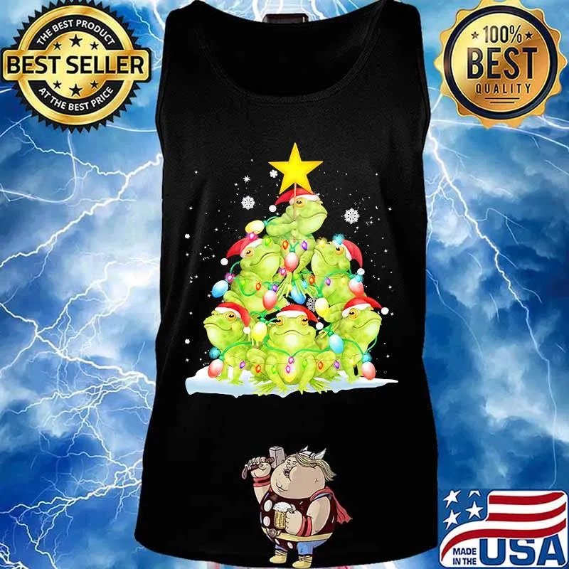 Official Frog Christmas Pine Tree s Tank top