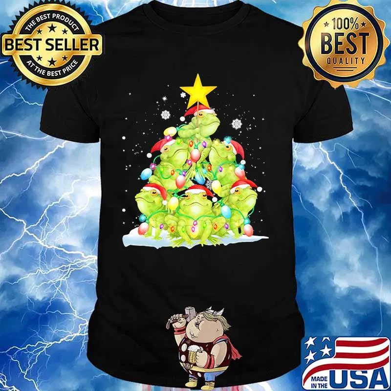 Official Frog Christmas Pine Tree shirt