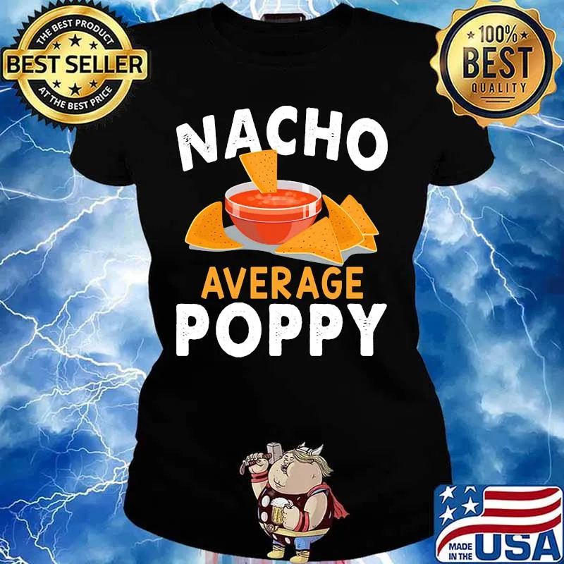 Official Nacho average poppy s Ladies tee