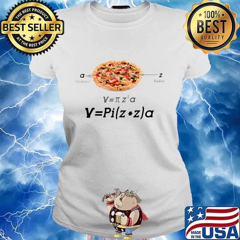 Official pizza math pi s Ladies tee