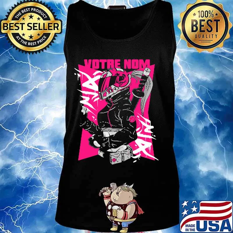 Official votre nom pink color warrior woman s Tank top
