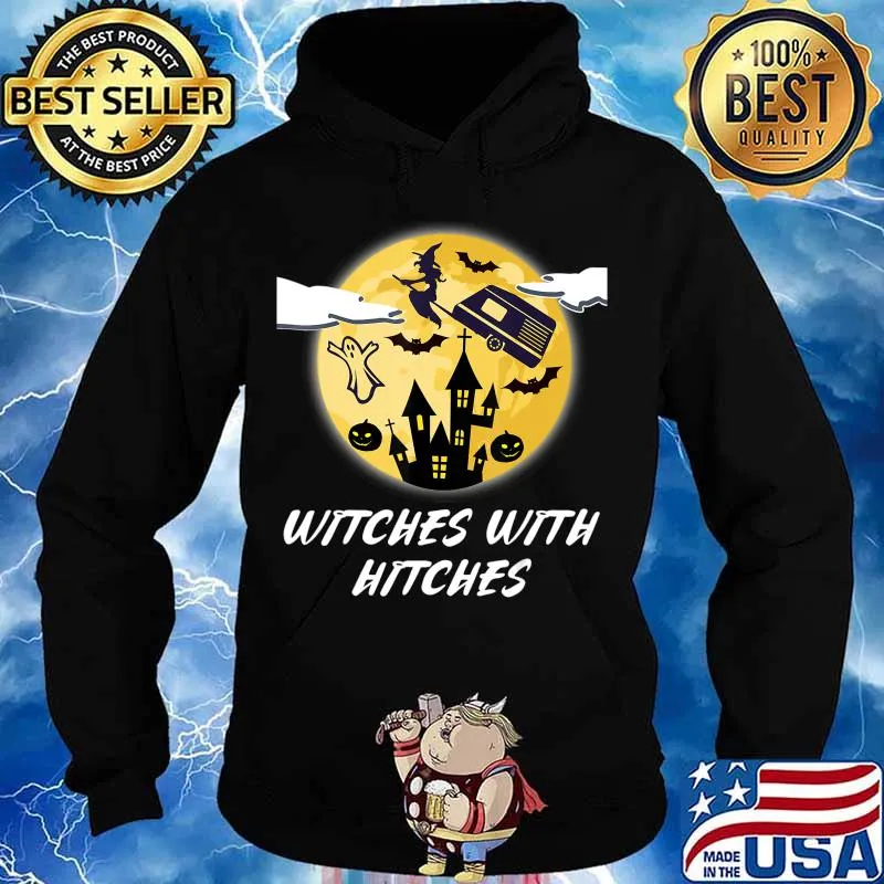 Official WITCHES WITH HITCHES T-Shirt Hoodie