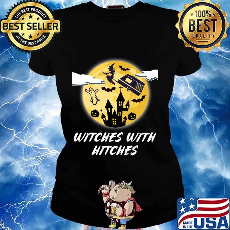 Official WITCHES WITH HITCHES T-Shirt Ladies tee