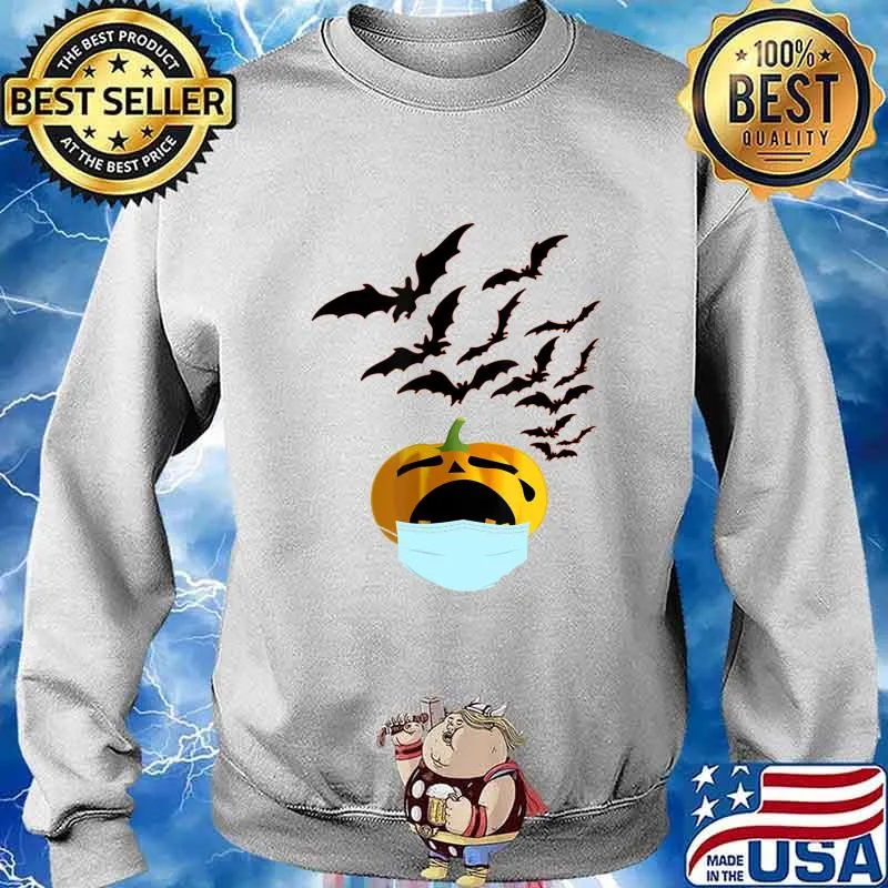 Pandemic pumpkin mask halloween Shirt Sweater