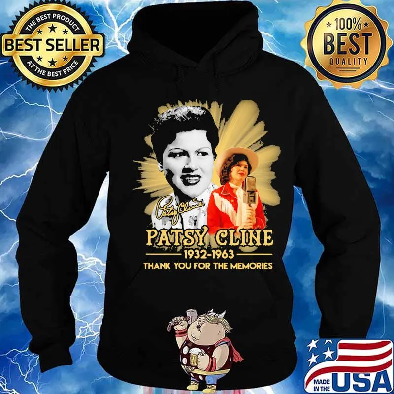 Patsy cline 1932 1963 thank for the memories signature s Hoodie