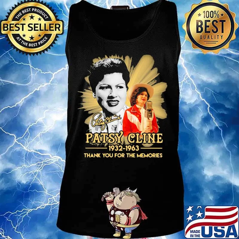 Patsy cline 1932 1963 thank for the memories signature s Tank top