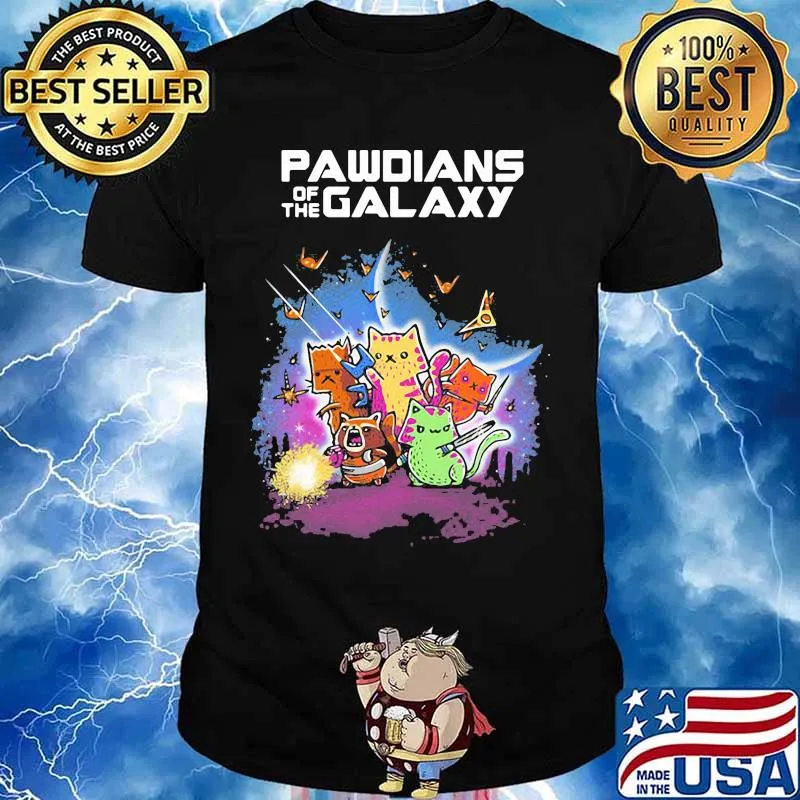 Pawdians of the galaxy cats shirt