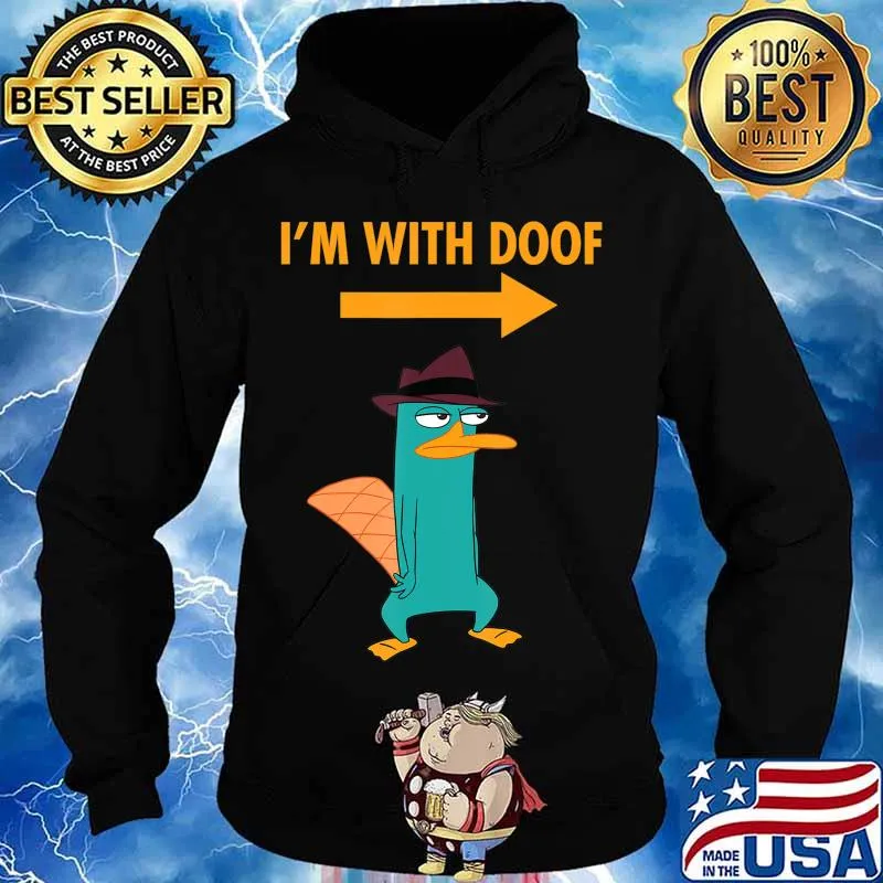 Phineas and Ferb Candace Against the Universe I'm With Doof T-Shirt Hoodie