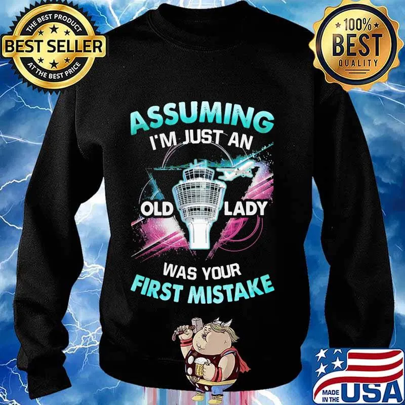 Planes assuming i'm just an old lady was your first mistake s Sweater