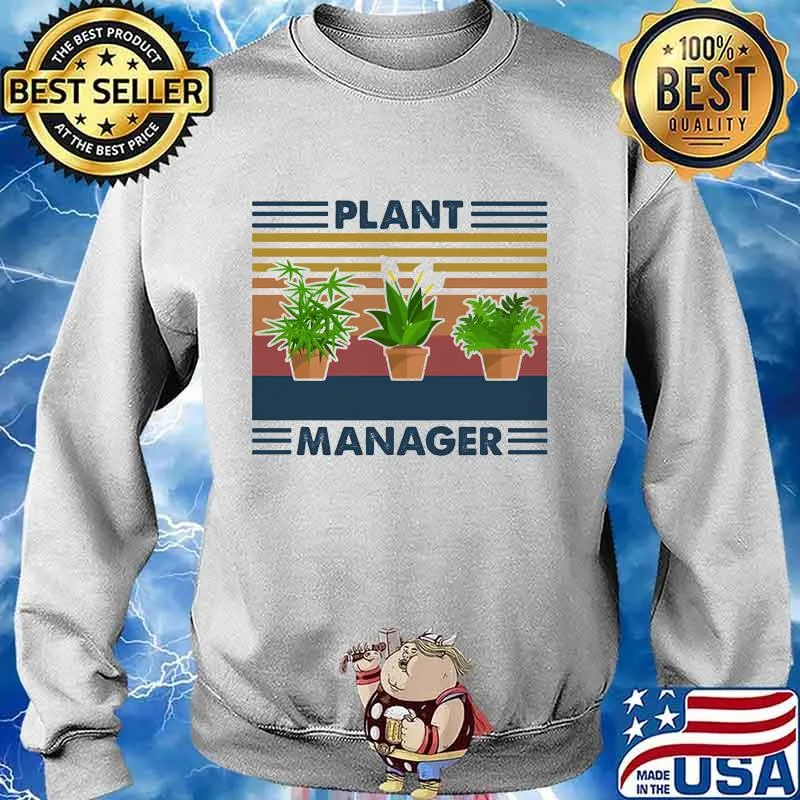 Plant manager vintage retro s Sweater