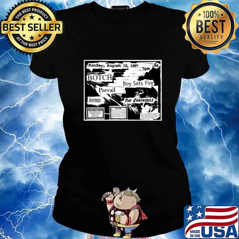 Prevail, Botch, Boy Sets Fire, Jeremin, The Enkindels Premium T-Shirt Ladies tee