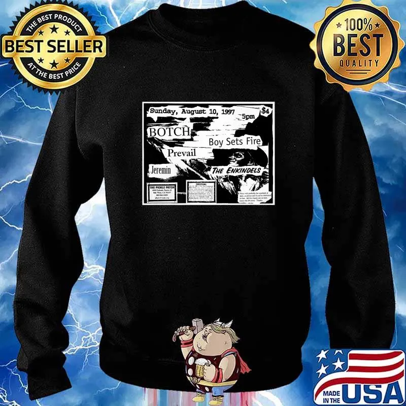 Prevail, Botch, Boy Sets Fire, Jeremin, The Enkindels Premium T-Shirt Sweater
