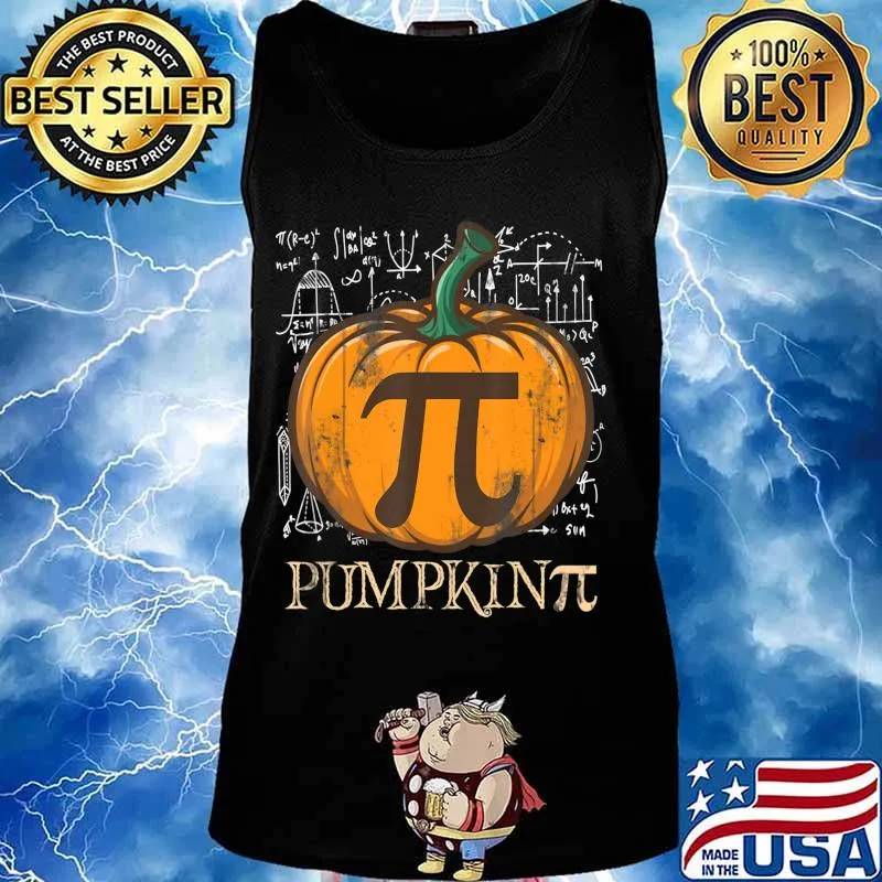 Pumpkin Pi Halloween T-Shirt Tank top