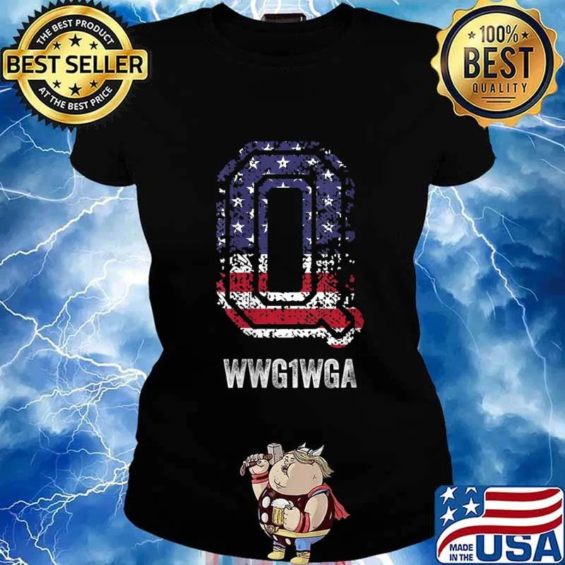 Q WWG1WGA Shirt Where We Go One We Go All 2020 Awakening Shirt Ladies tee
