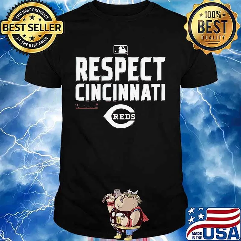 Respect cincinnati reds baseball shirt