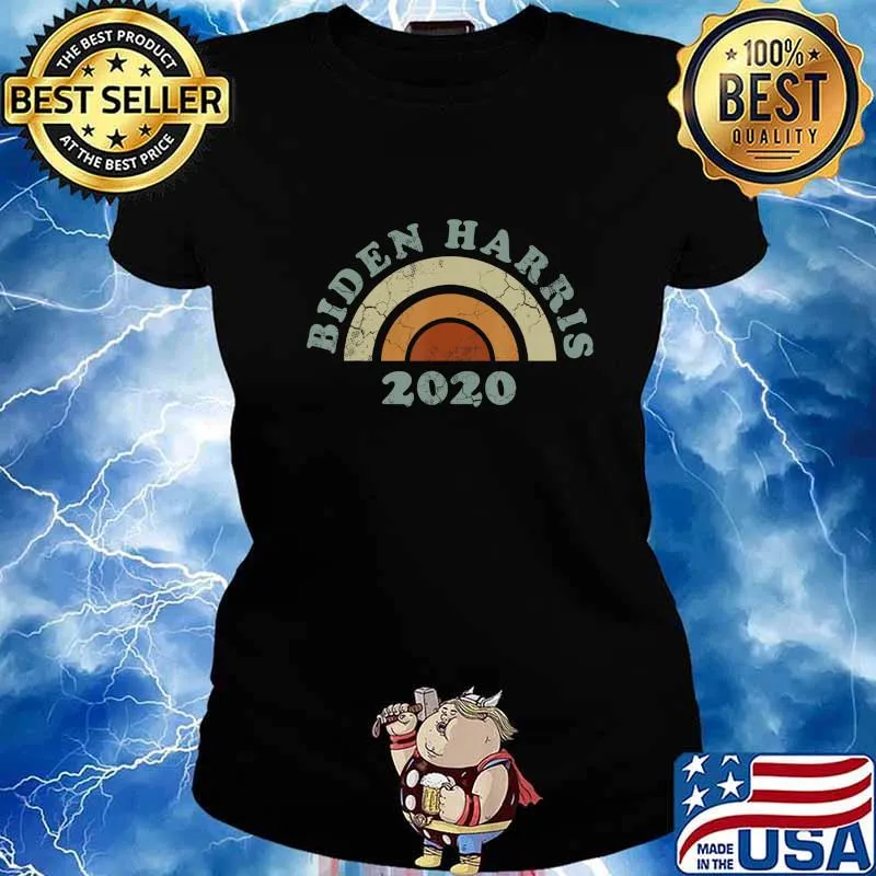 Retro Joe Biden Kamala Harris 2020 Election Gear T-Shirt Ladies tee