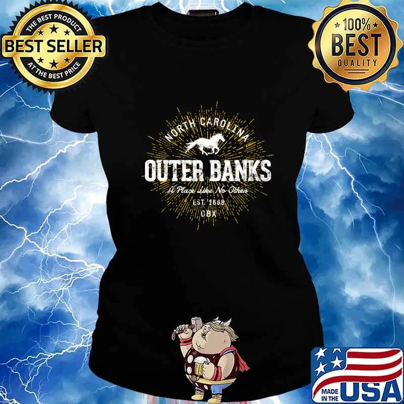 Retro Style Vintage Outer Banks T-Shirt Ladies tee