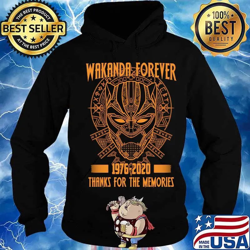 Rip chadwick black panther 1976 2020 thanks for the memories s Hoodie