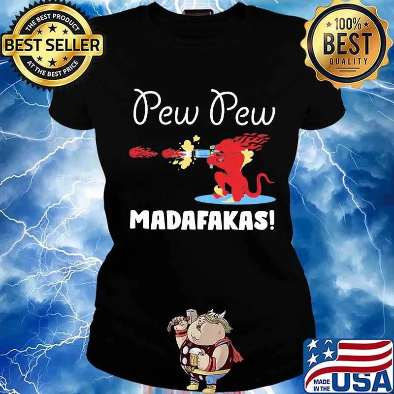 Satan pew pew madafakas s Ladies tee