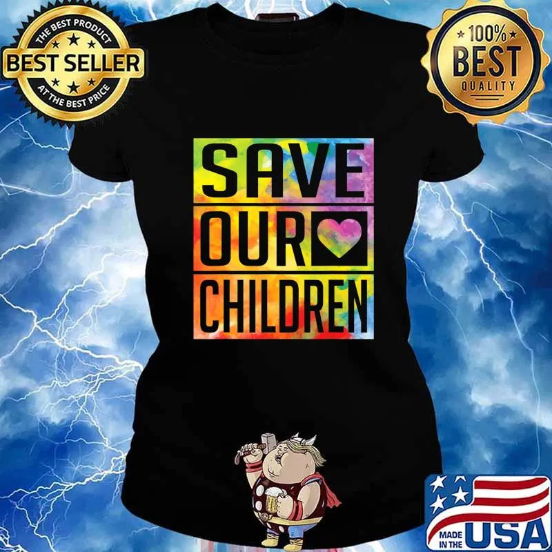 Save Our Children Awareness Human Trafficking T-Shirt Ladies tee