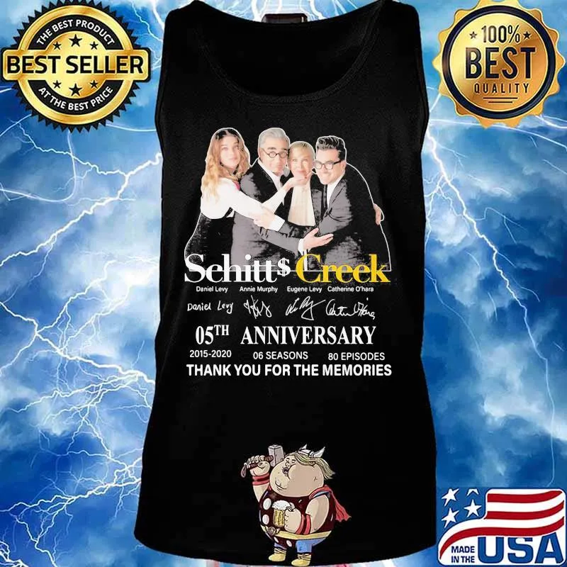Schitt creek 05th anniversary 2015 2020 thank for the memories signatures s Tank top