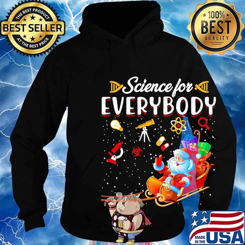 Science for everybody santa gift merry christmas s Hoodie