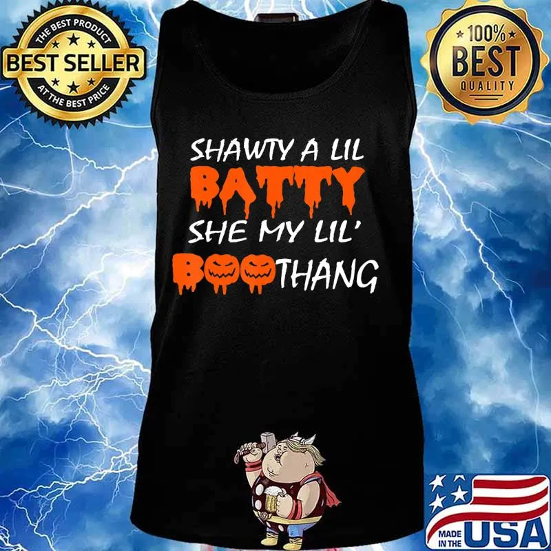 Shawty A Lil Batty She My Lil' Boothang Kids Girls Halloween T-Shirt Tank top
