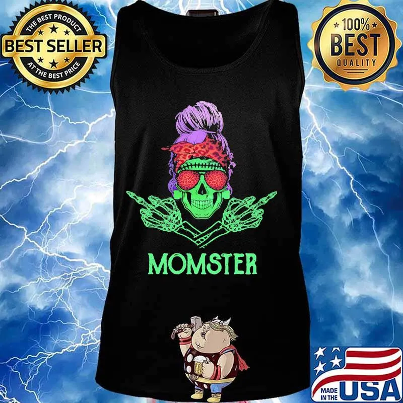 Skull glasses momster classic s Tank top