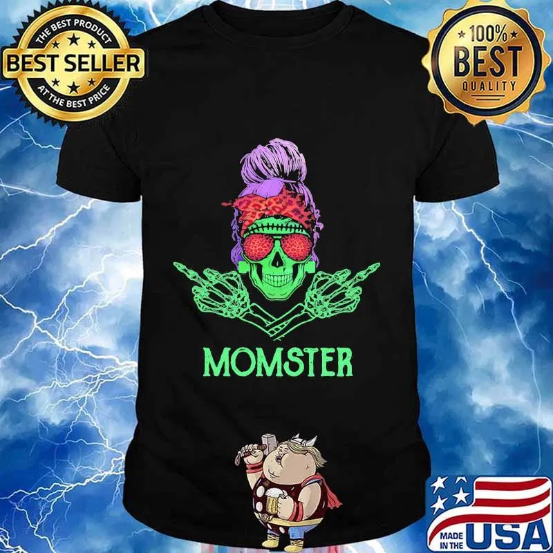 Skull glasses momster classic shirt