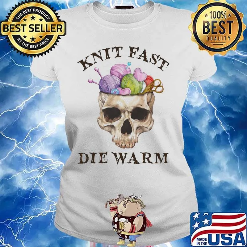 Skull knit fast die warm s Ladies tee