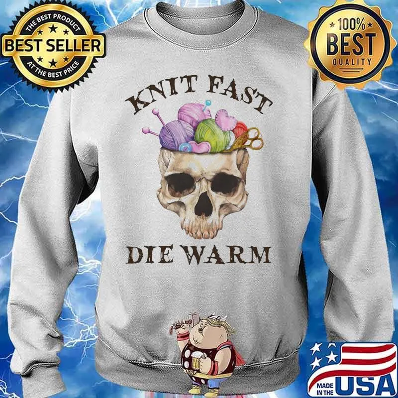 Skull knit fast die warm s Sweater