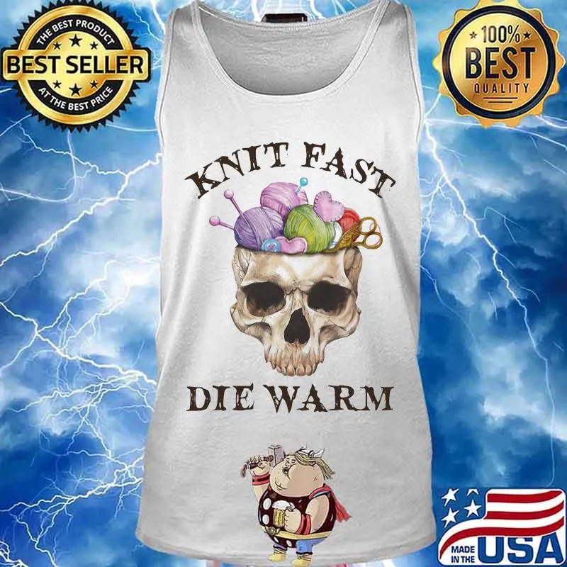 Skull knit fast die warm s Tank top