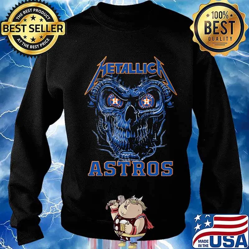 Skull metallica houston astros s Sweater