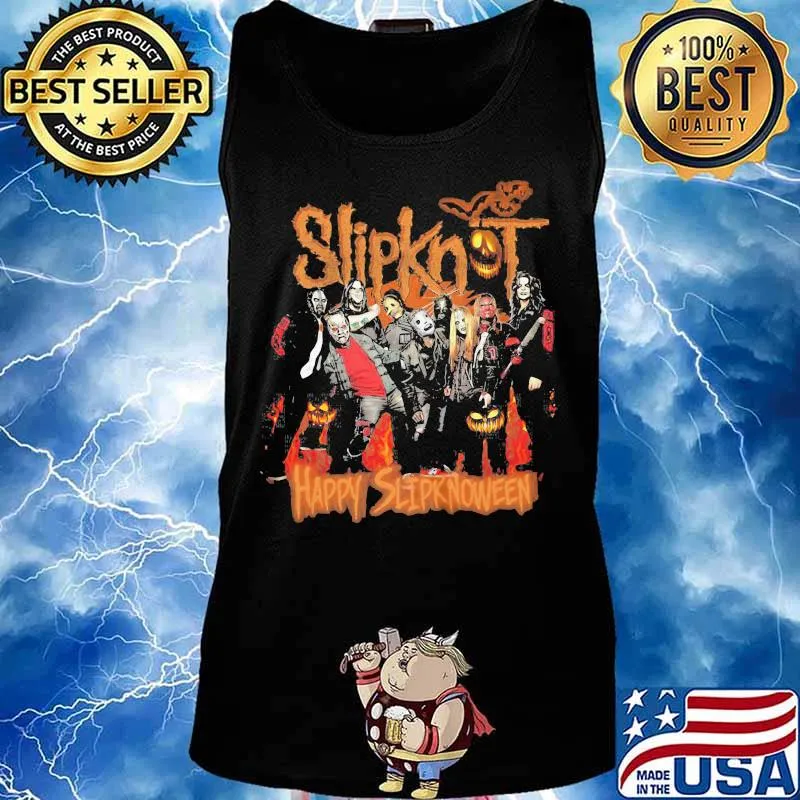 Slipknot band happy slipknoween halloween s Tank top