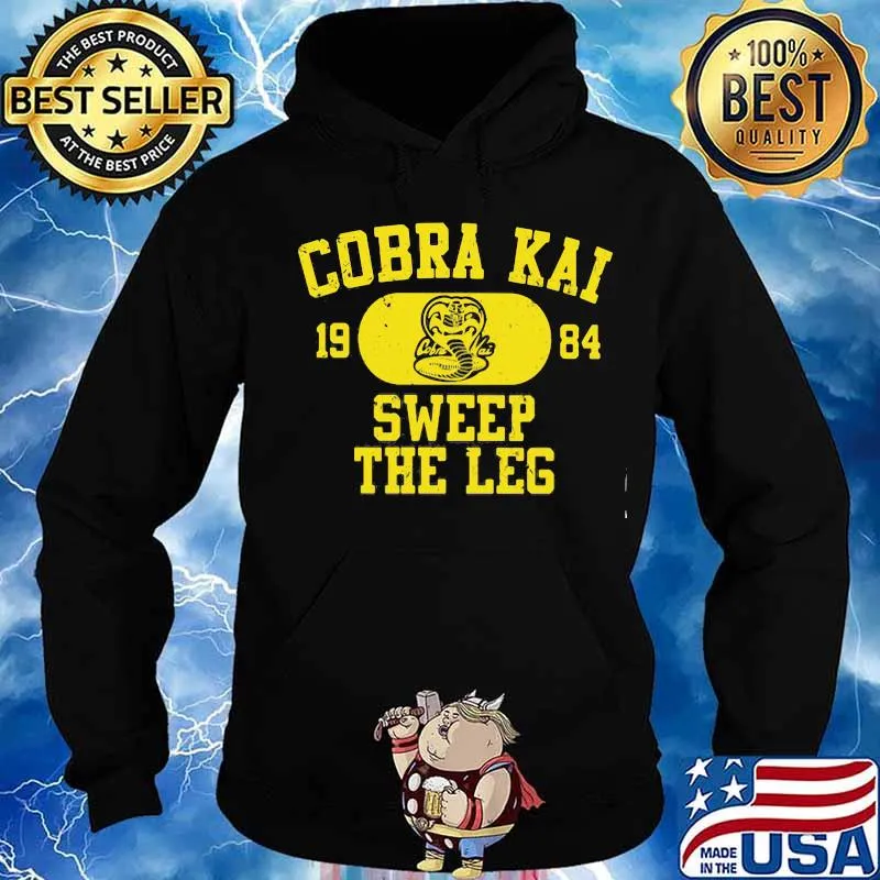 Snake cobra kai 1984 sweep the leg s Hoodie