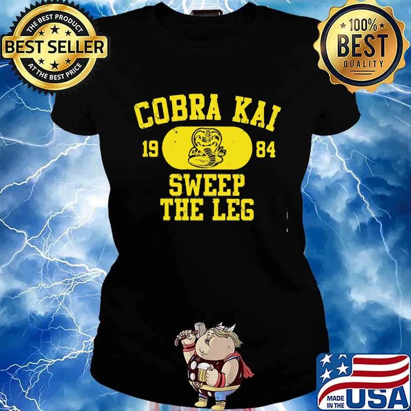 Snake cobra kai 1984 sweep the leg s Ladies tee