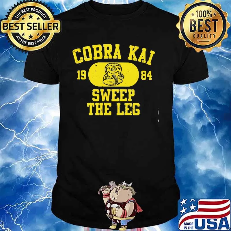 Snake cobra kai 1984 sweep the leg shirt