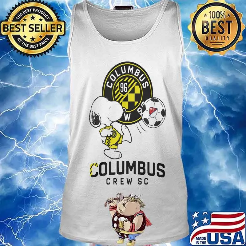 Snoopy columbus crew sc soccer s Tank top