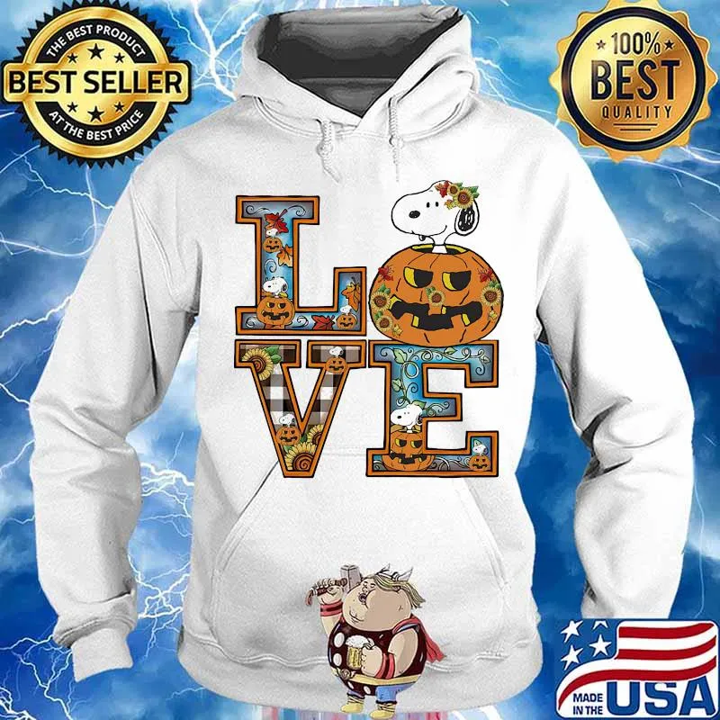 Snoopy love sunflowers halloween s Hoodie